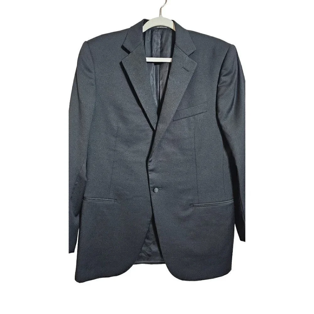 Ermenegildo Zegna MR. SID All Season Twill black wool blazer size EU54R US44R - Picture 5 of 9